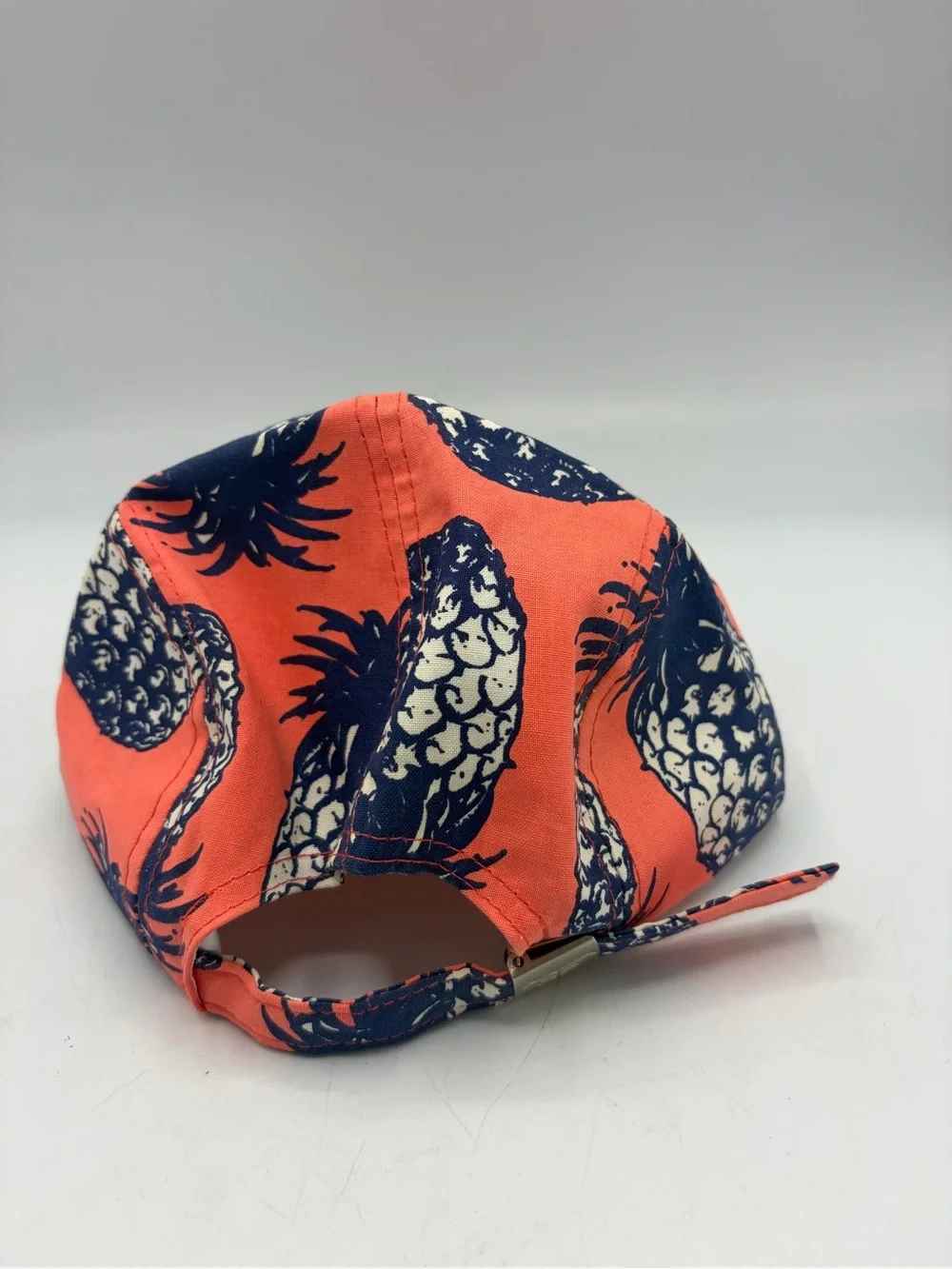 Roxy Coral and Navy Tropical Patch Cap